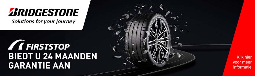 Geniet van 24 maanden garantie op Bridgestone