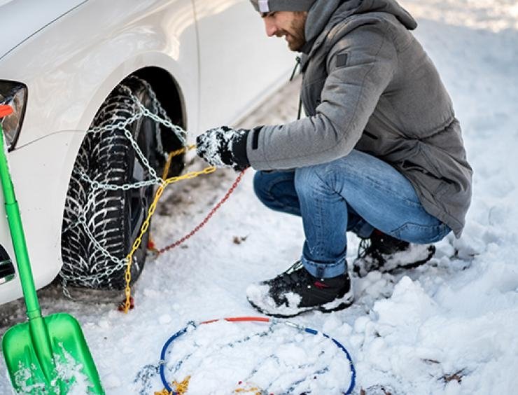 Vervangen winterbanden sneeuwkettingen?