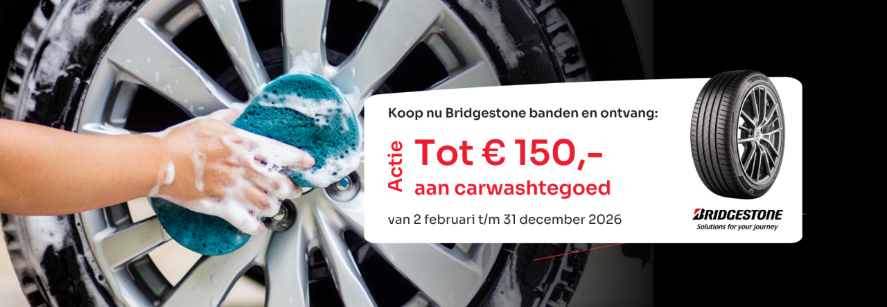 Nieuwe banden en direct een schone auto bij First Stop 